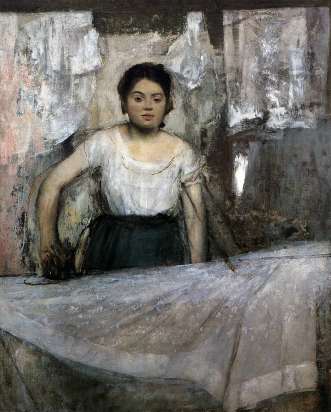 Donna che stira - Neue Pinakothek, Munich